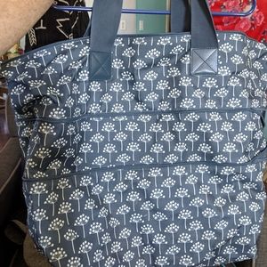 Lotta Jansdotter expandable travel bag